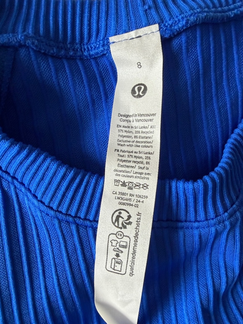 NET lululemon athletica Rest Less Pullover Size 8 - Picture 4 of 7